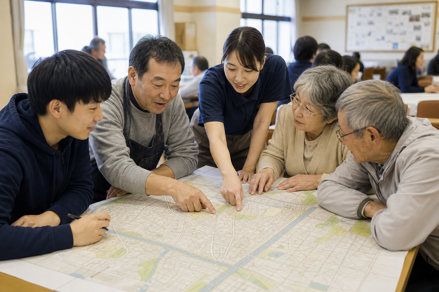 地域をひらく連携を象徴する学びの場面
